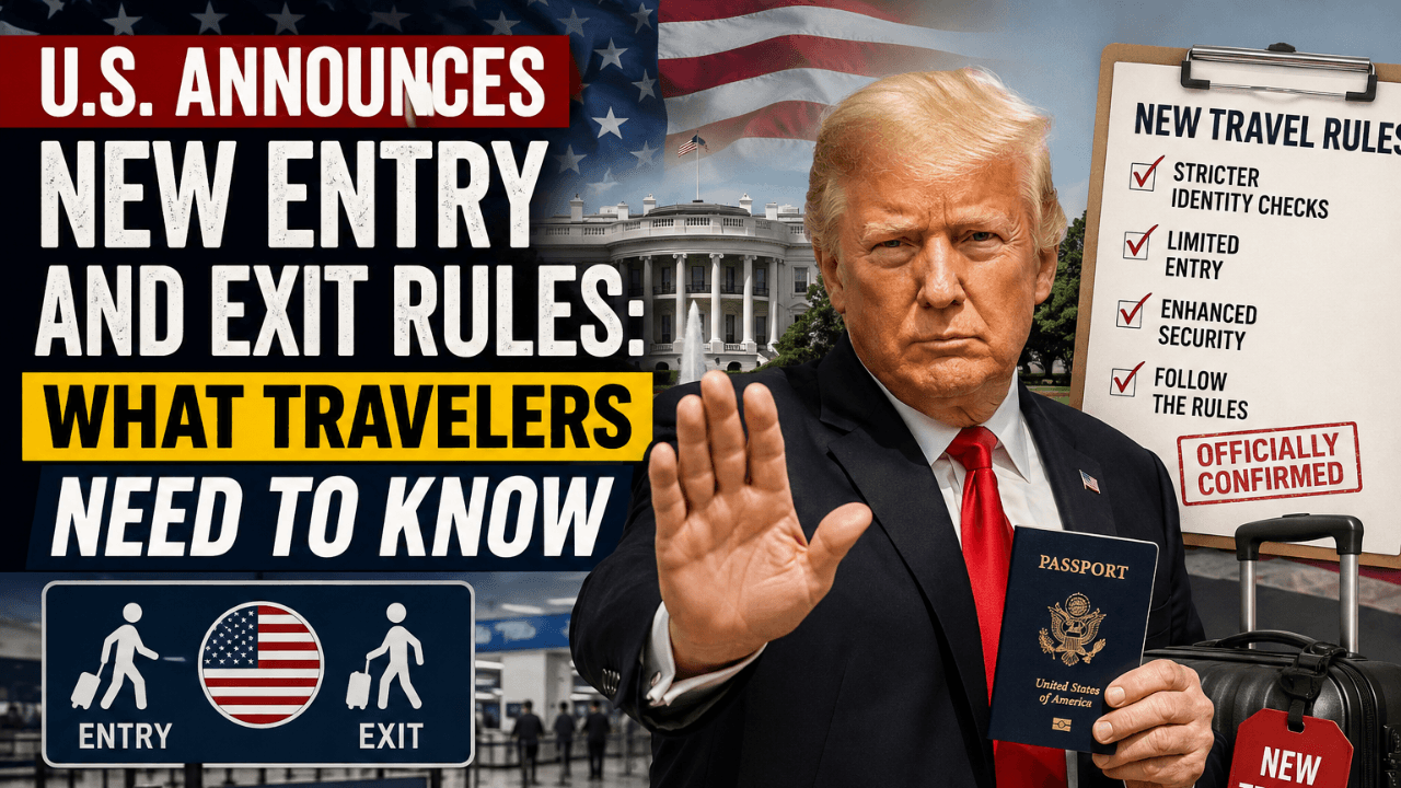 Trump Announces New U.S. Entry and Exit Rules: What Travelers Need to Know