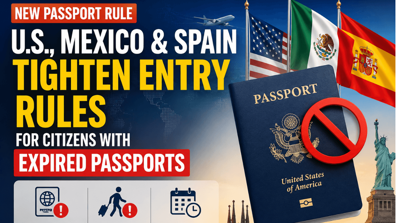 New Passport Rule Update: U.S., Mexico & Spain Strengthen Entry Requirements